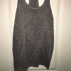Lululemon Gray Workout Top